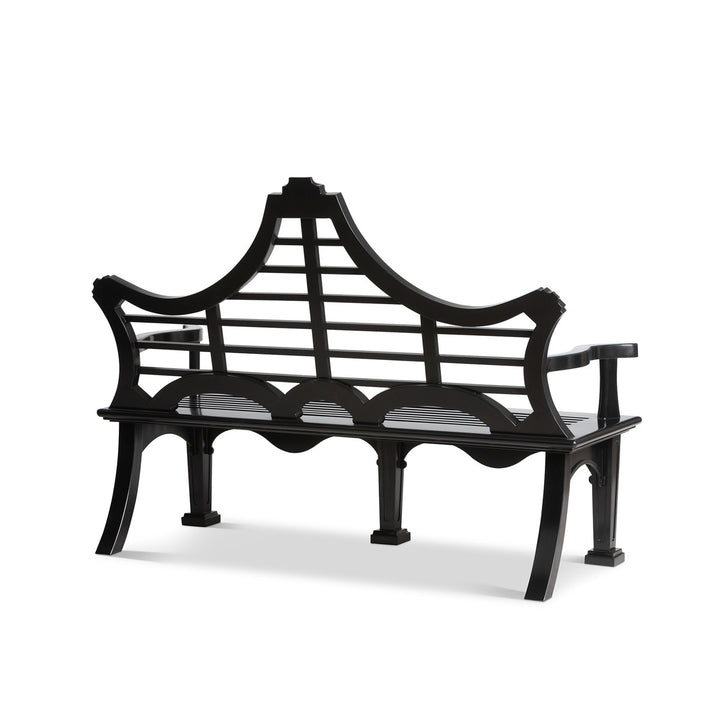 Bay Lake Garden Bench, Jet Black