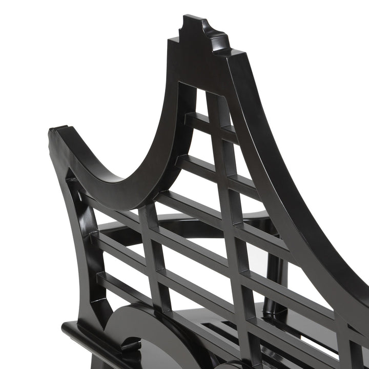 Bay Lake Garden Bench, Jet Black