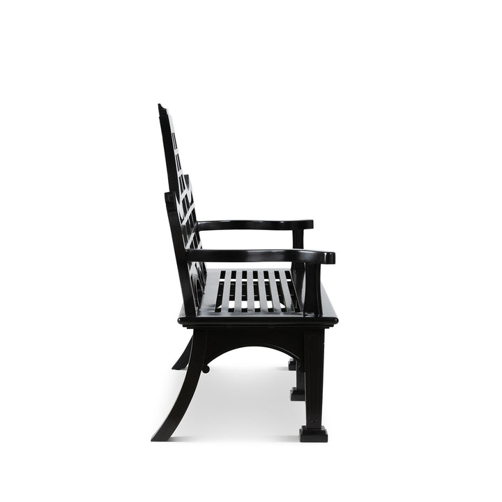 Bay Lake Garden Bench, Jet Black