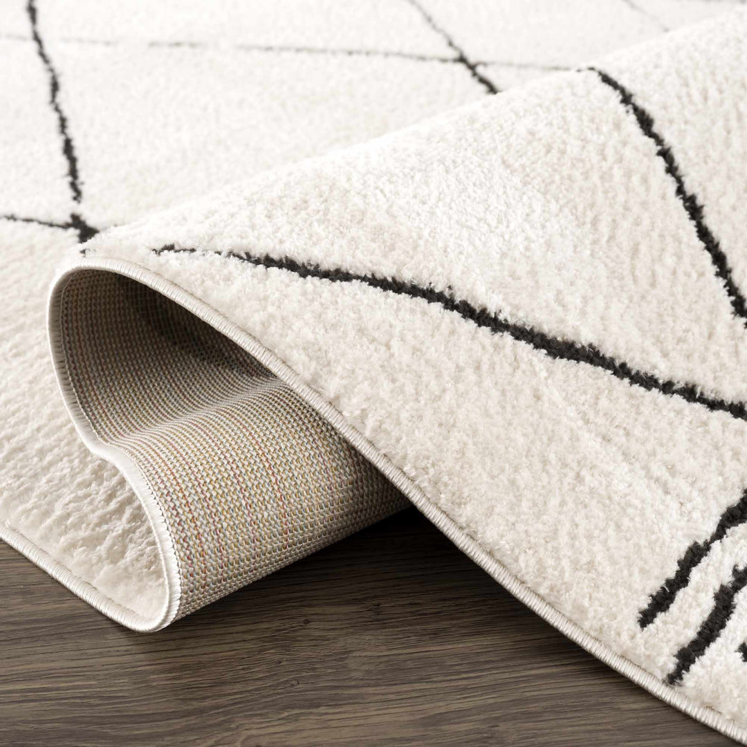 Keone Black & White Thick Rug