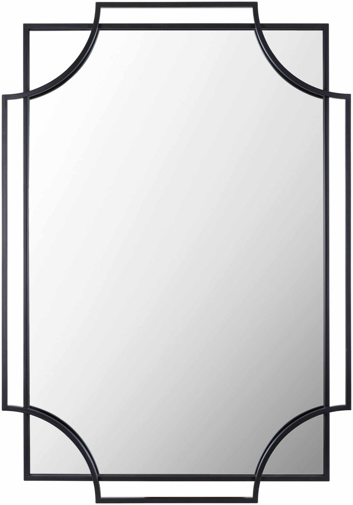 Rectangular mirror with a black frame on a white background

Golasecca Black Frame Mirror