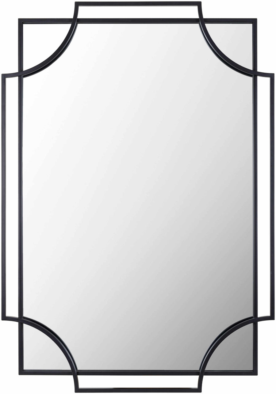 Rectangular mirror with a black frame on a white background

Golasecca Black Frame Mirror
