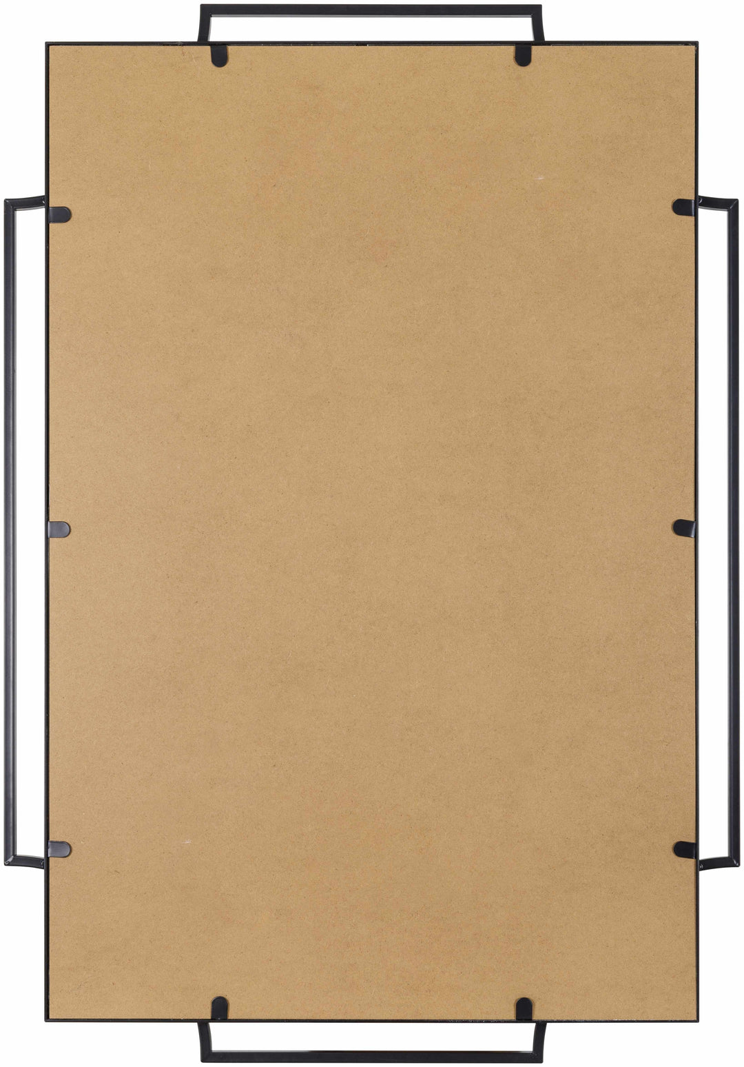 Beige cardboard sheet with black metal frame

Golasecca Black Frame Mirror