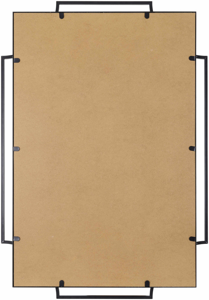 Beige cardboard sheet with black metal frame

Golasecca Black Frame Mirror
