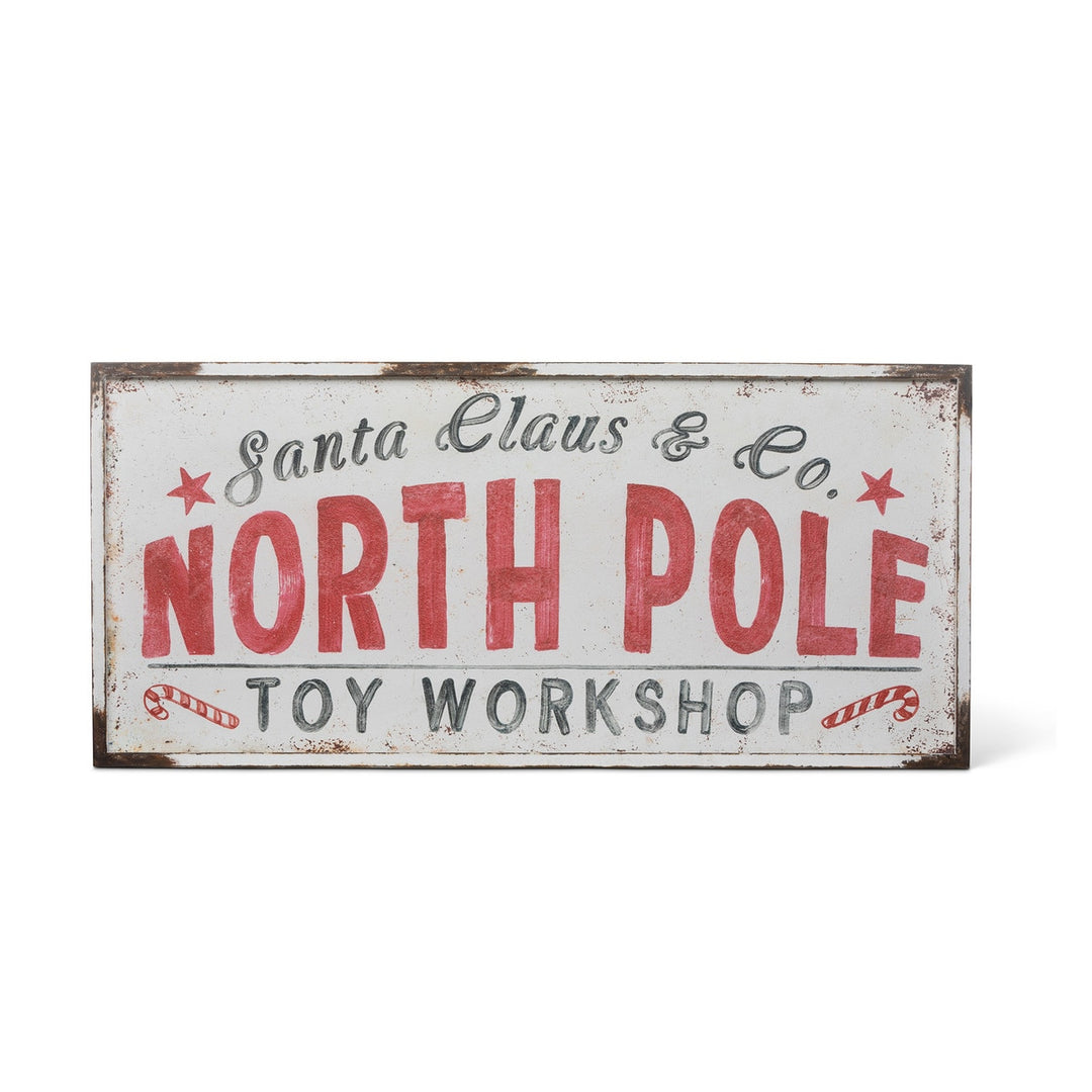 North Pole Framed Wall Décor