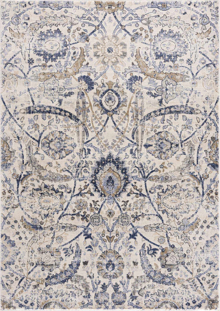 Georgiana Blue & Beige Oushak Rug