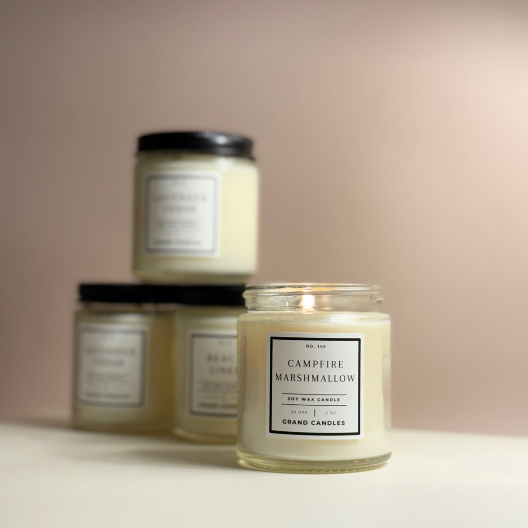 Campfire Marshmallow Candle