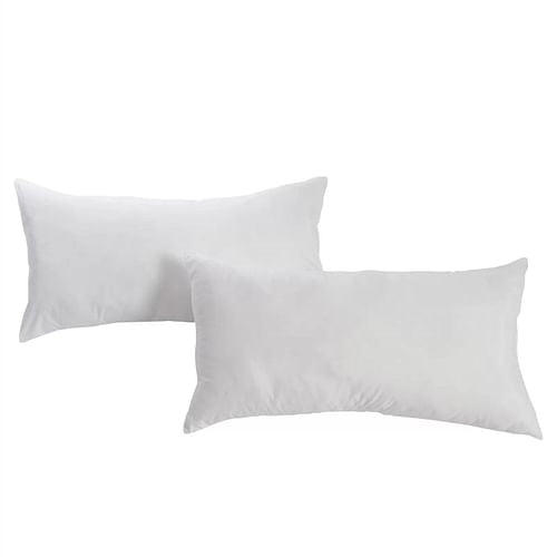 Set of 2 -King size Bed Pillow with Plush Polyester Fill and 2