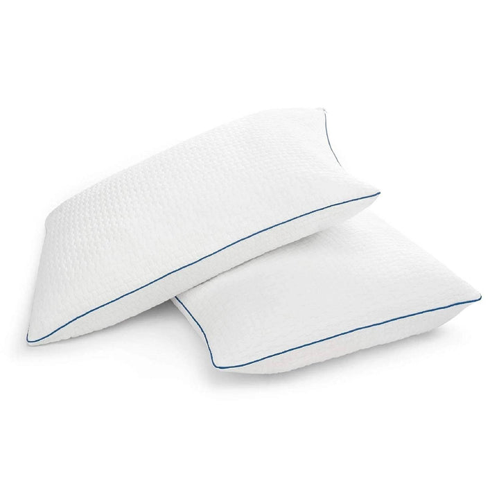 Set of 2 King size Memory Foam Pillow with Removable Machine Washable