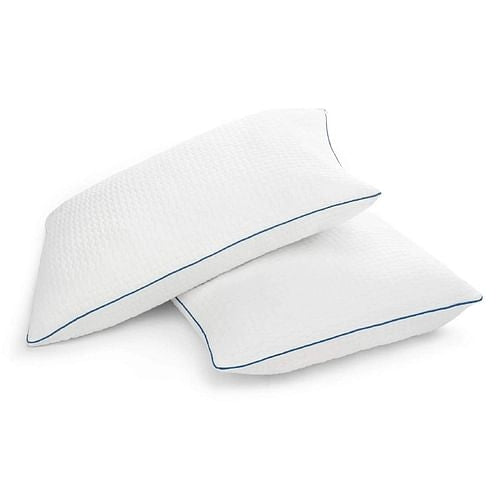Set of 2 King size Memory Foam Pillow with Removable Machine Washable