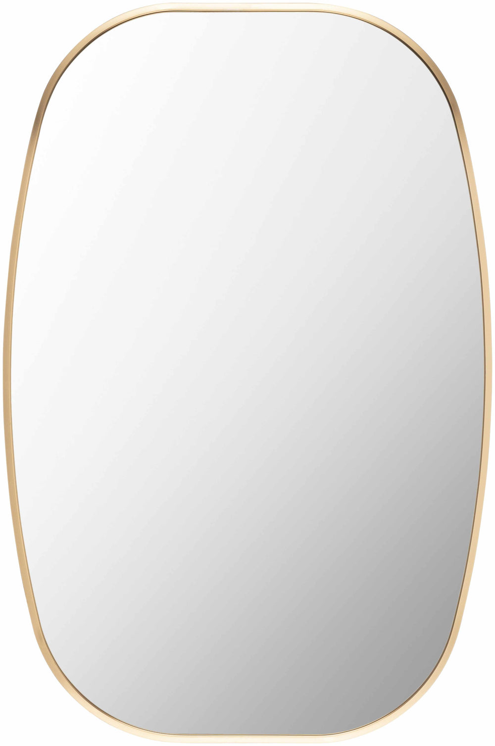 Rectangular mirror with a gold frame on a white background

Kopparberg Gold Frame Round Mirror