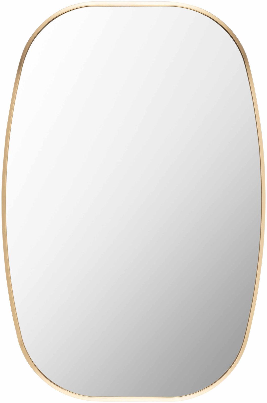 Rectangular mirror with a gold frame on a white background

Kopparberg Gold Frame Round Mirror