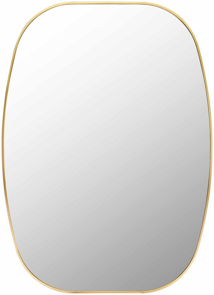 Gold-framed mirror on a white background

Kopparberg Gold Frame Round Mirror