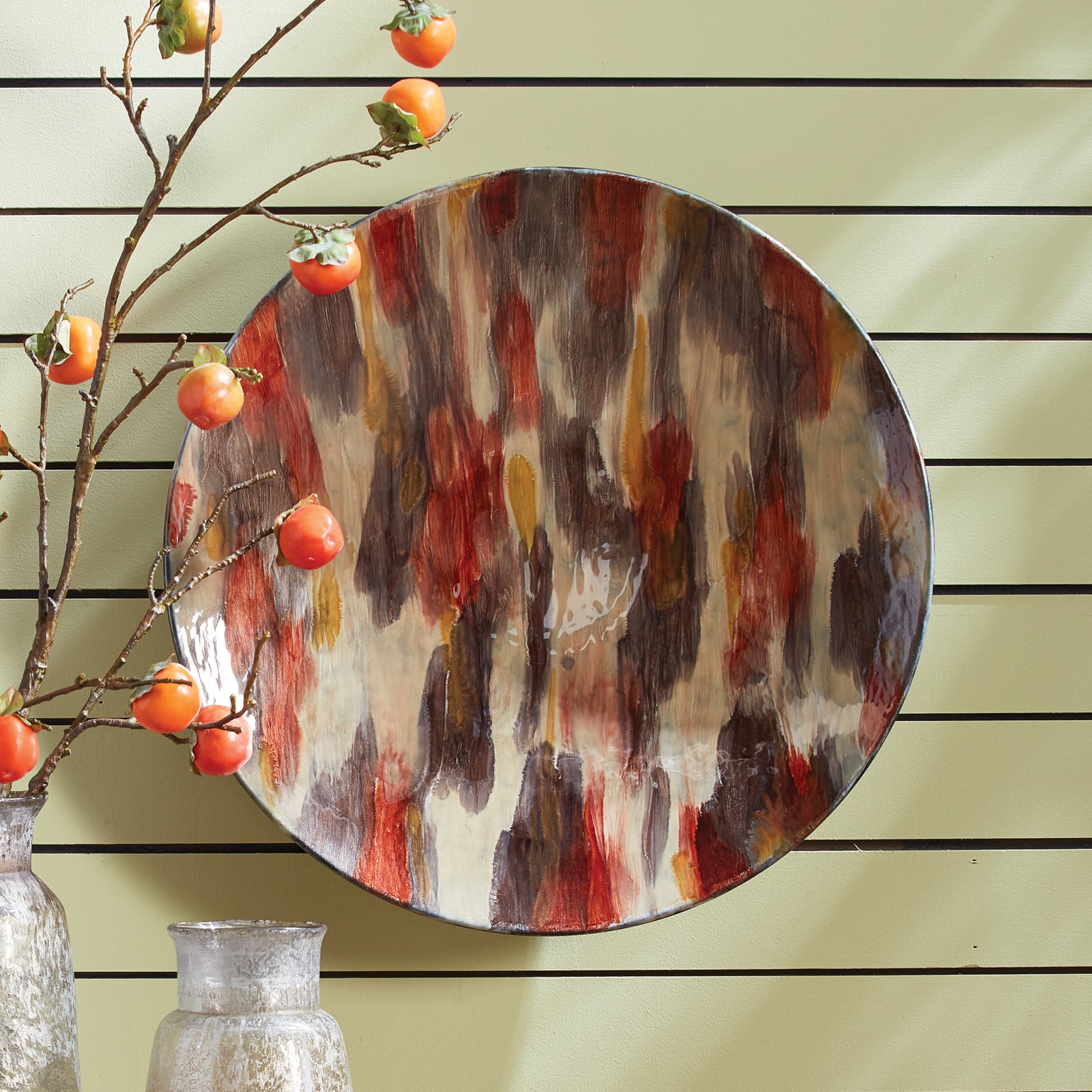CARNELIAN DECORATIVE PLATE