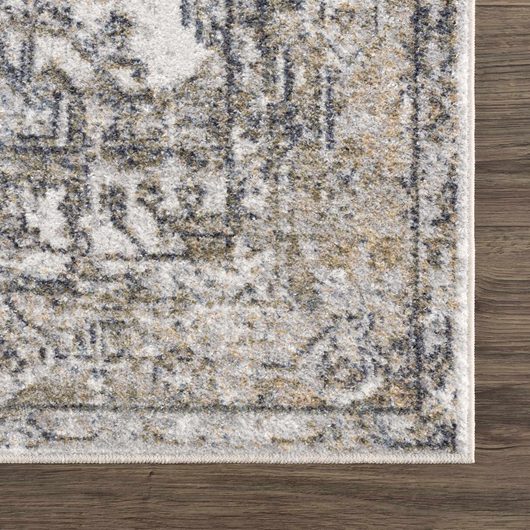 Hera Olive Boutique Washable Rug