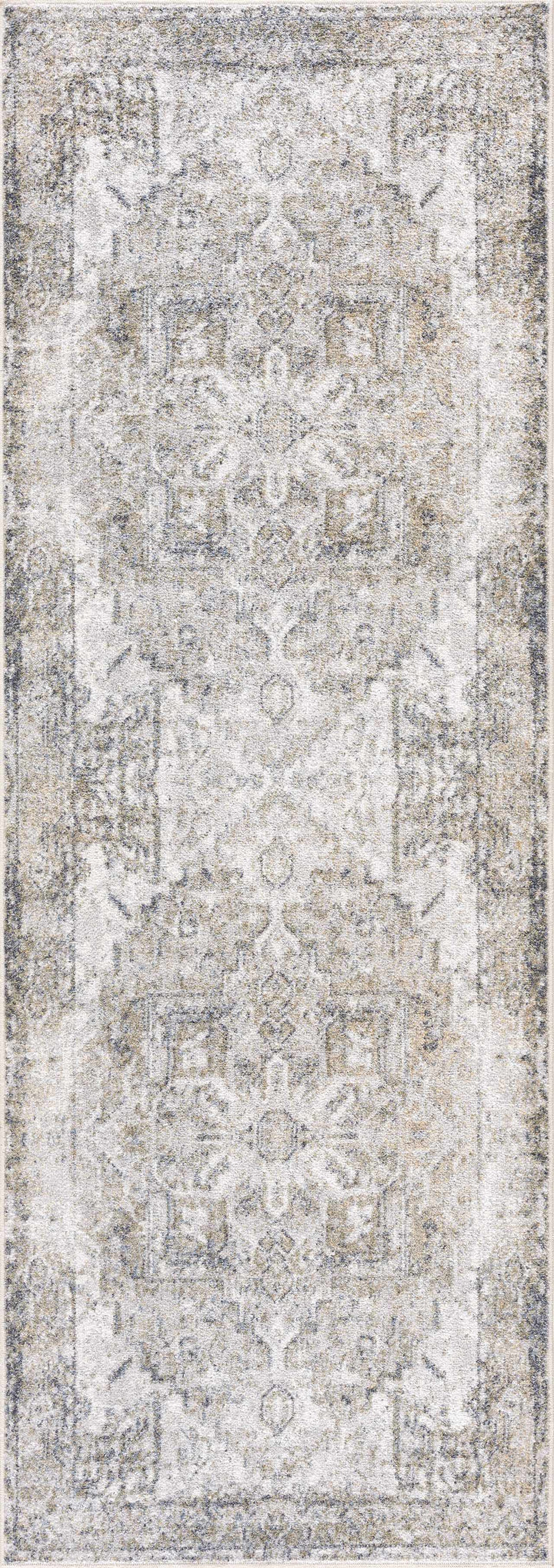 Hera Olive Boutique Washable Rug