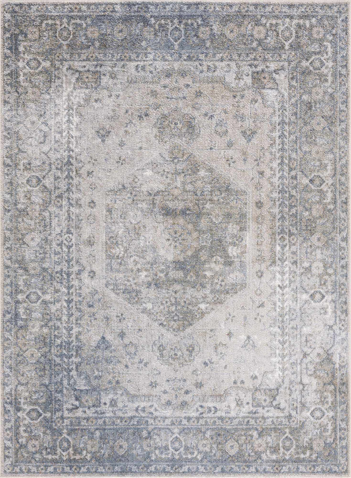 Gael Blue Boutique Washable Rug