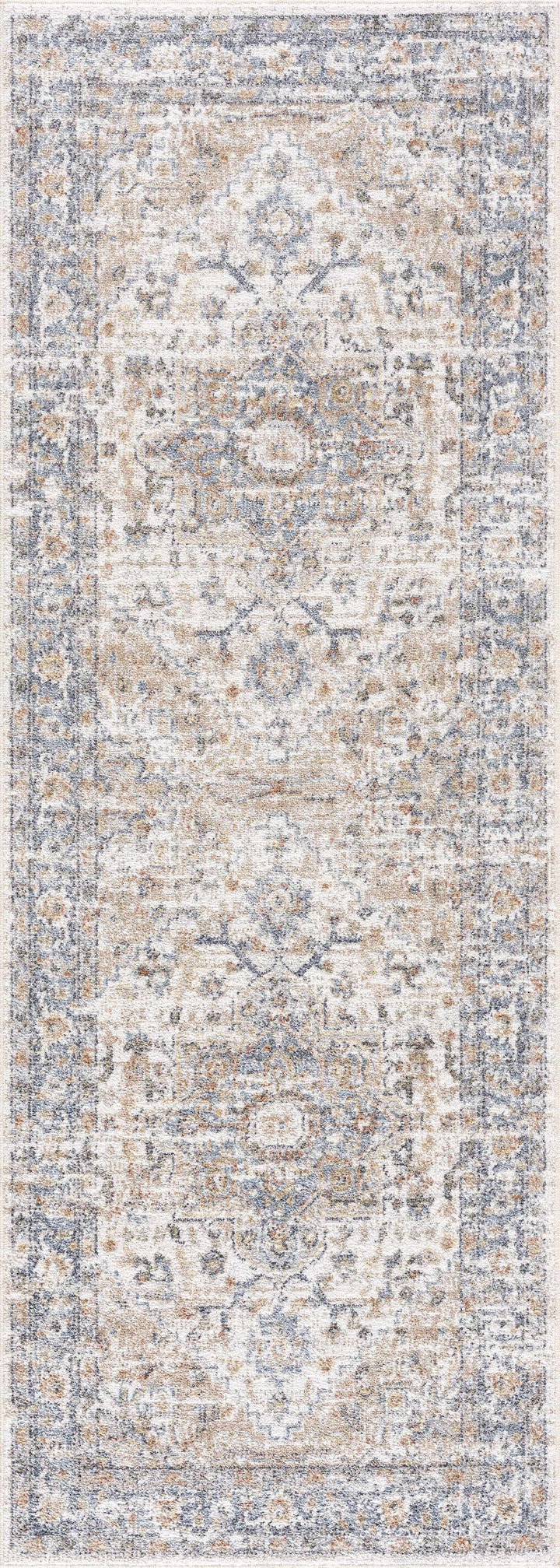 Ezri Flat Pile Washable Rug