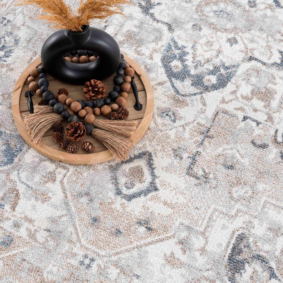 Dobry Flat Pile Washable Rug