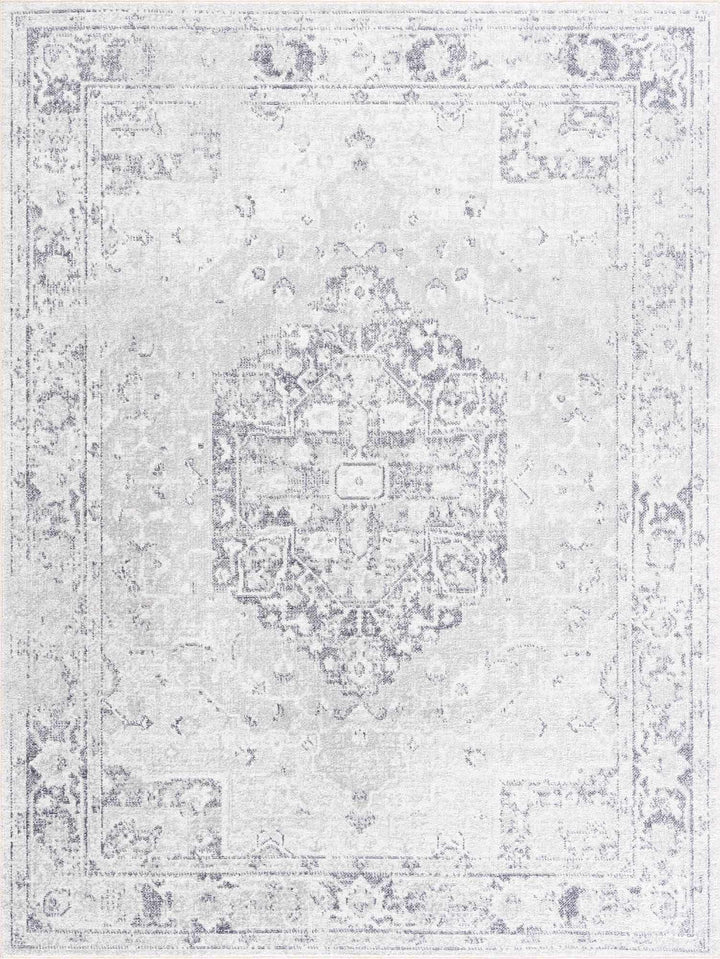 Akram Antrasit Flat Pile Washable Rug