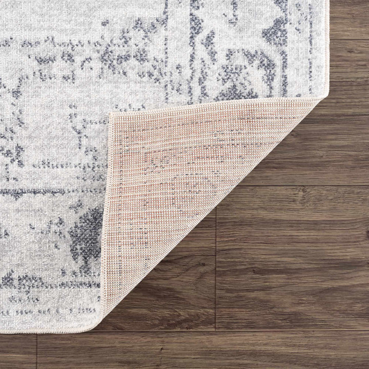 Akram Antrasit Flat Pile Washable Rug