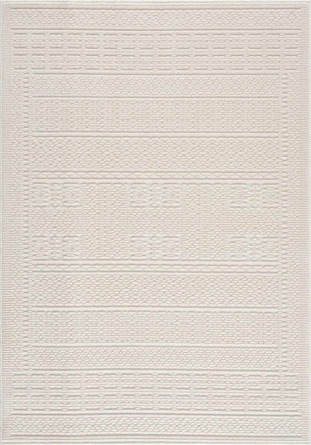 Bahar Cream Washable Area Rug
