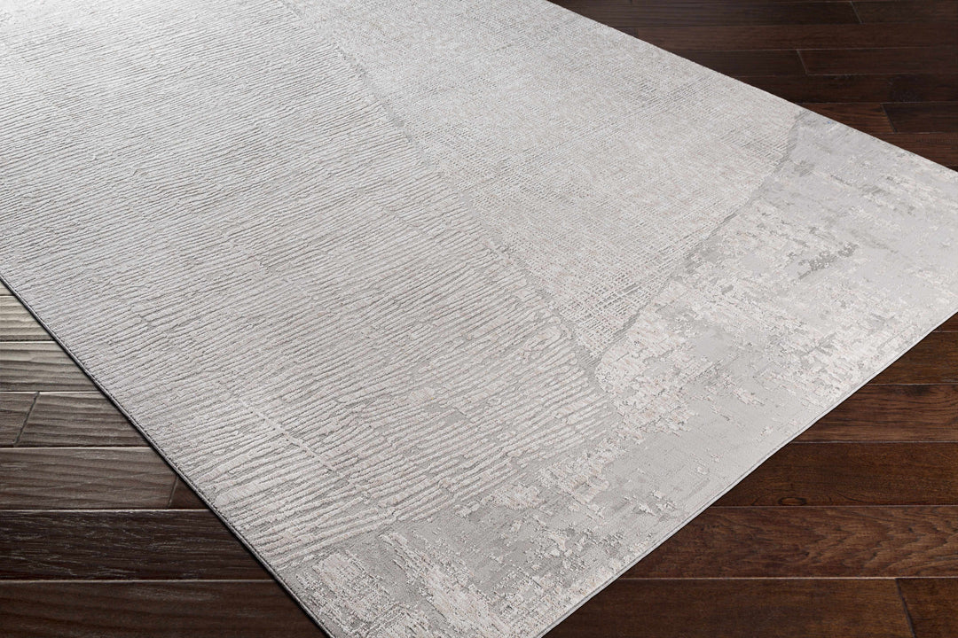 Gray textured rug on a wooden floor

Leeco Textured Luxe Rug