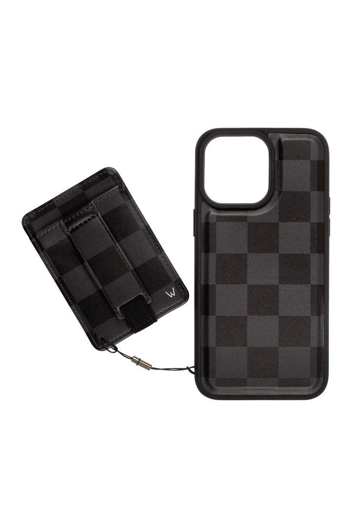 Midnight Check Magnetic Case and Wallet