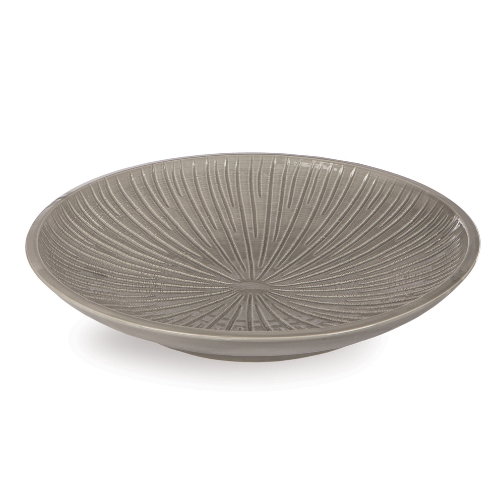 GRAFFIO DECORATIVE BOWL - Gray