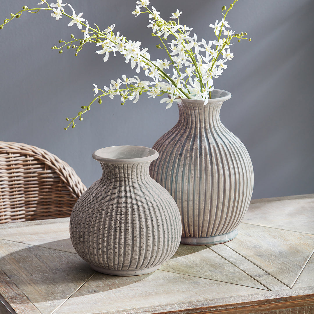 GRAFFIO PETITE VASE - Gray