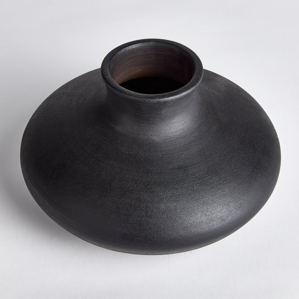 FIORELLA VASE SMALL - Textured Black