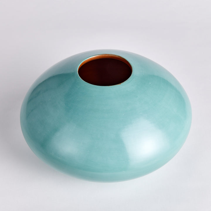 LUCELA VASE SHORT - Pastel Blue