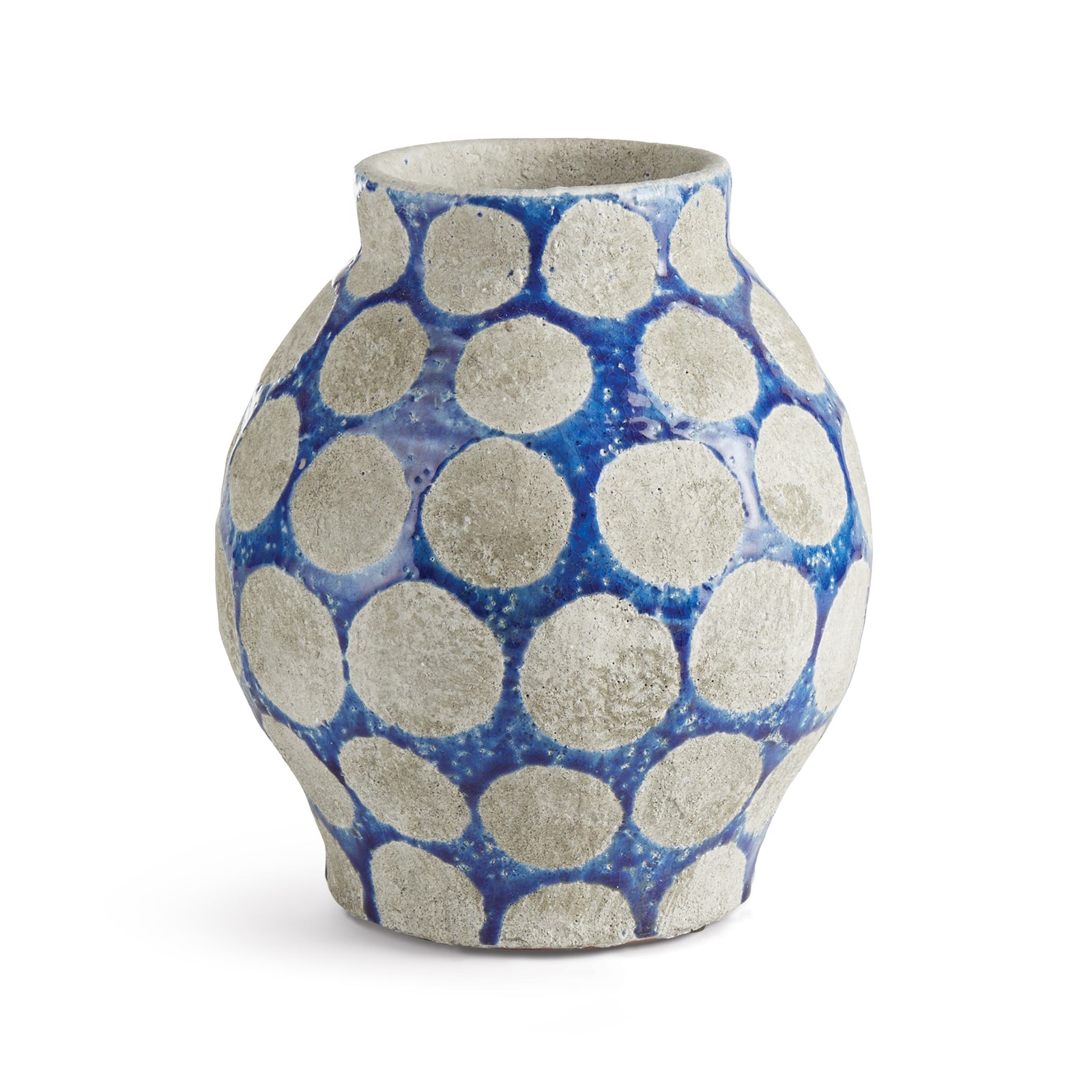 KILEY VASE SMALL - Cobalt / Light Gray