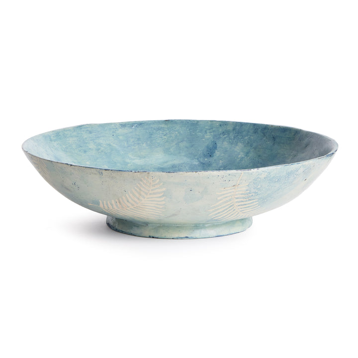 FERNSCAPE DECORATIVE BOWL - Dusty Blue