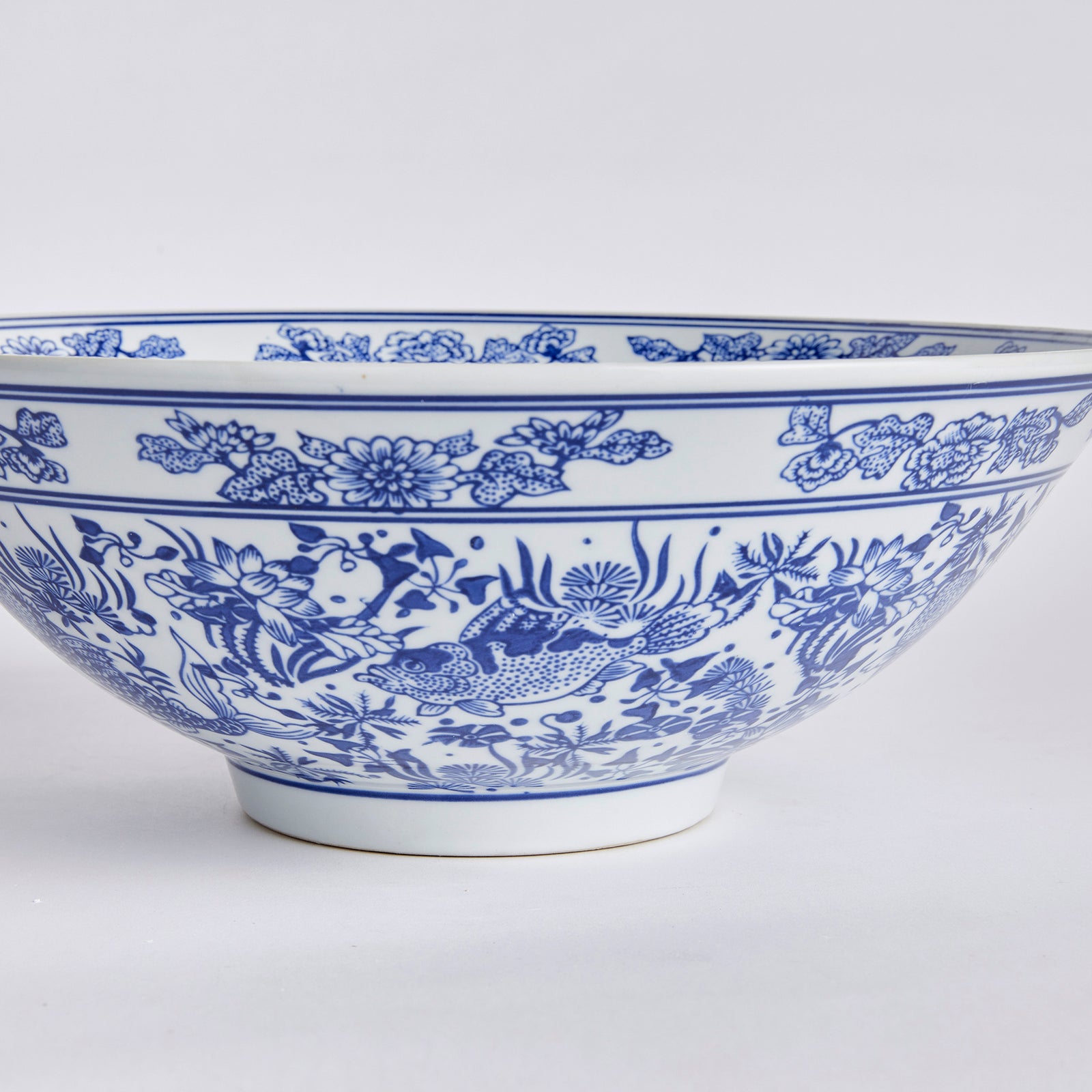 BARCLAY BUTERA DYNASTY KOI DECORATIVE BOWL