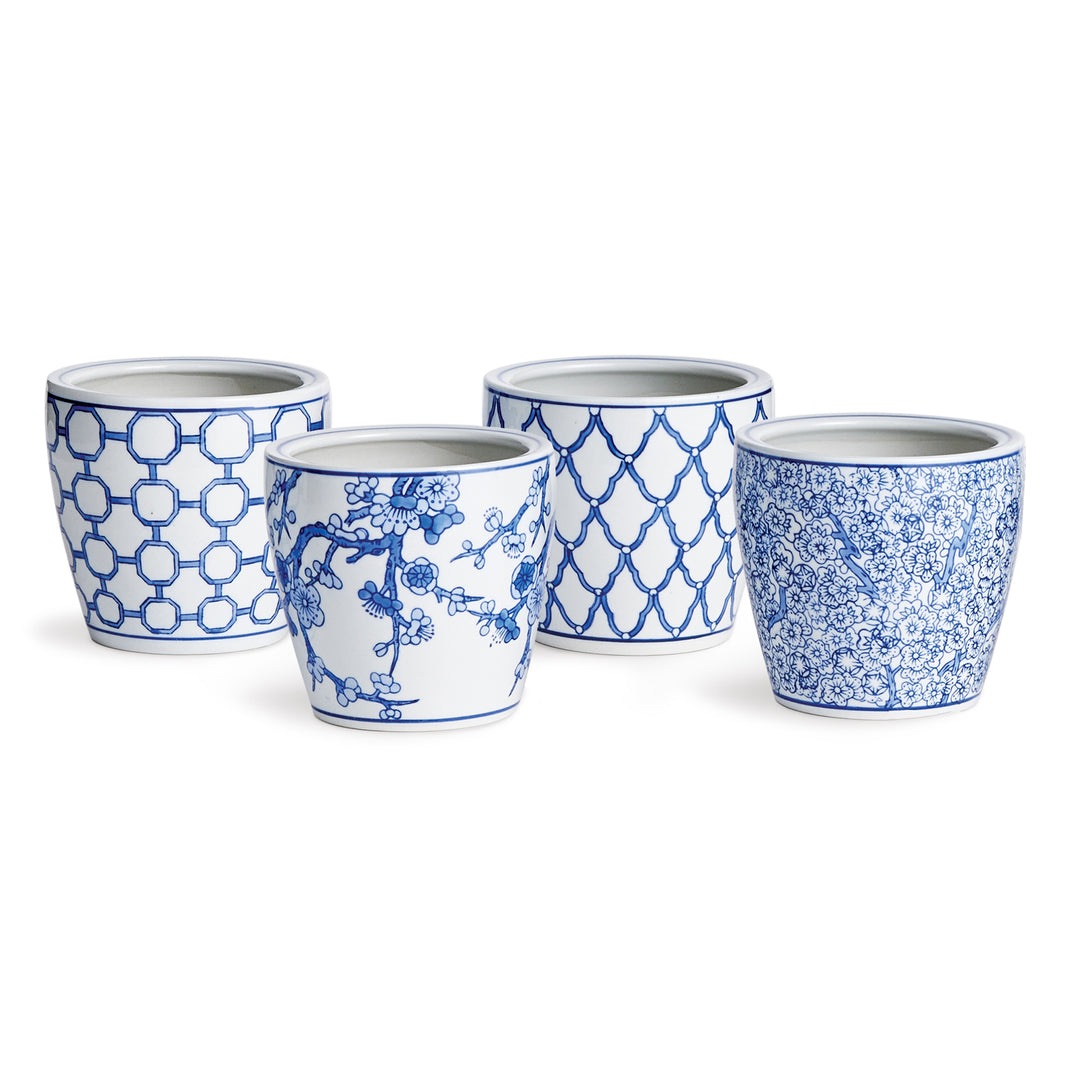 BARCLAY BUTERA DYNASTY MIDI POTS, SET OF 4