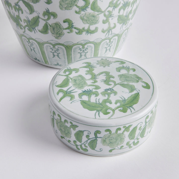 IMPERIAL BLOSSOM LIDDED JAR