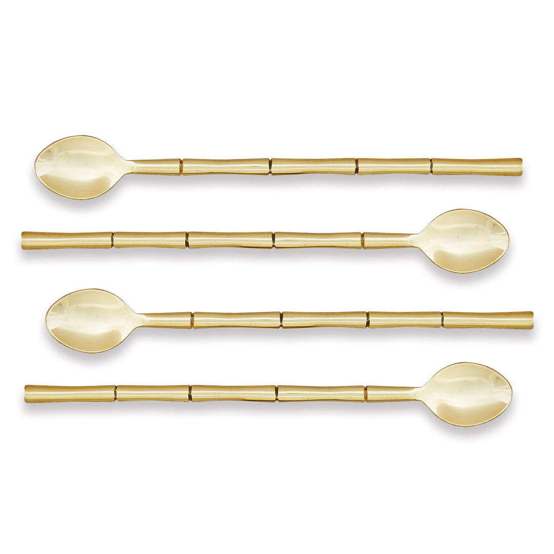 GROVE STIRRING SPOONS, SET OF 4 - Champagne Gold