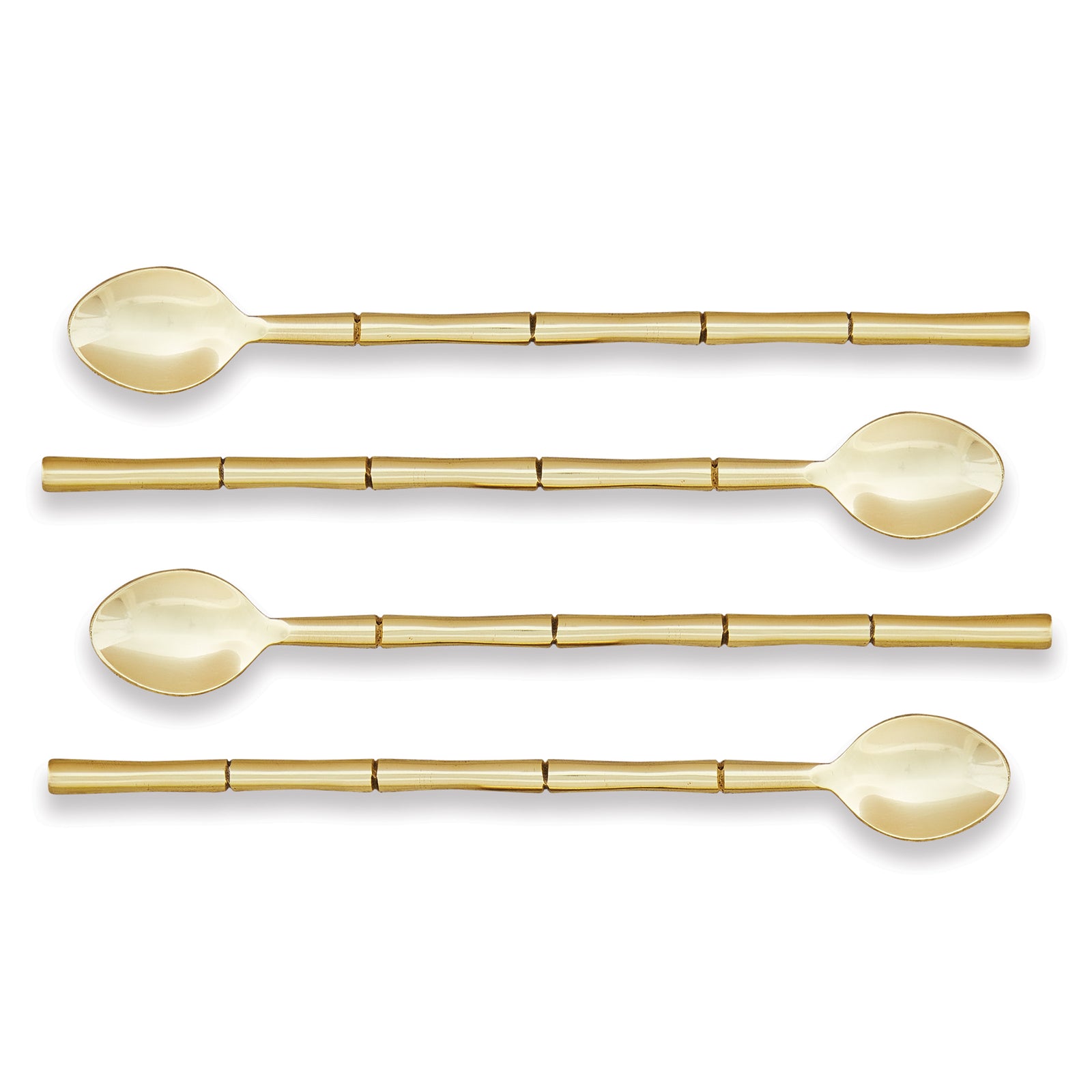 GROVE STIRRING SPOONS, SET OF 4 - Champagne Gold