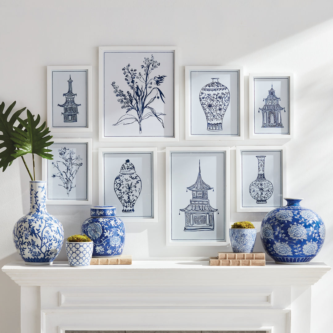 CHINOISERIE GALLERY, SET OF 8