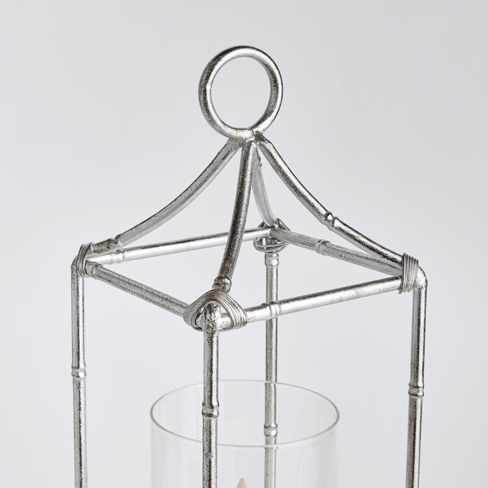 DAPHNE LANTERN LARGE - Antique Silver