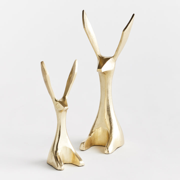 JACKRABBITS, SET OF 2 - Gold