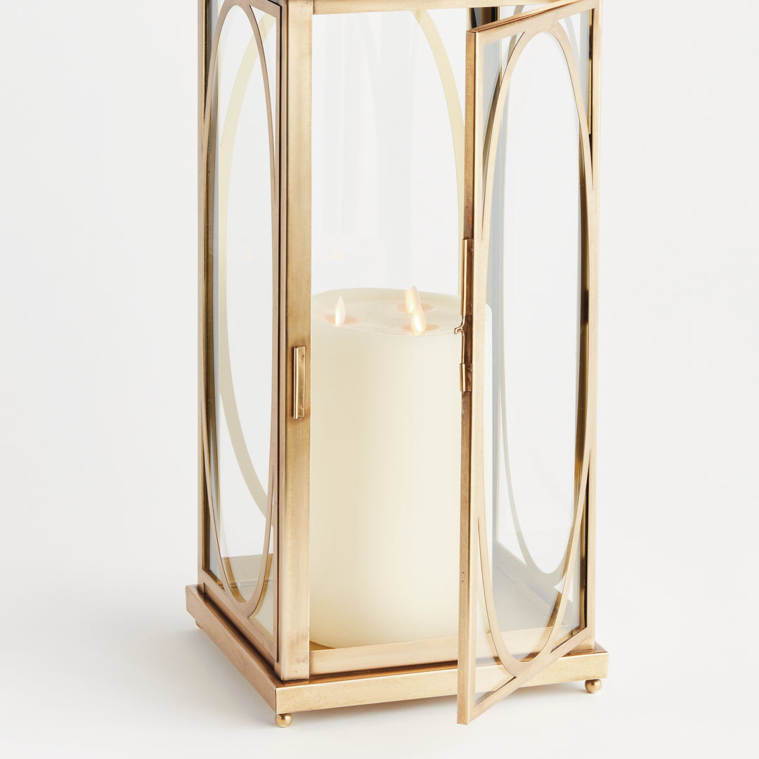 Jace Lantern Large, Brass