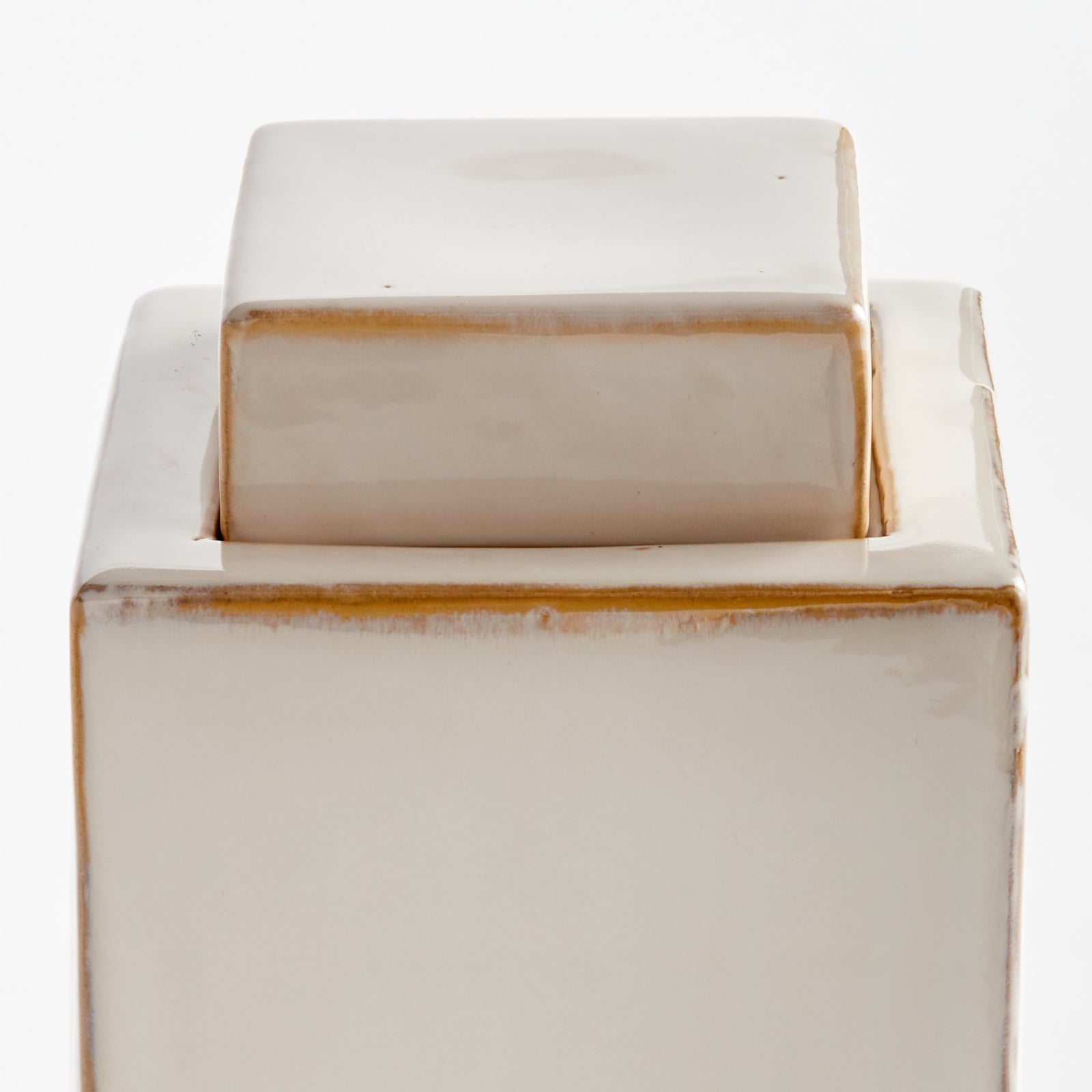 Ophelia Jar Large, Cream