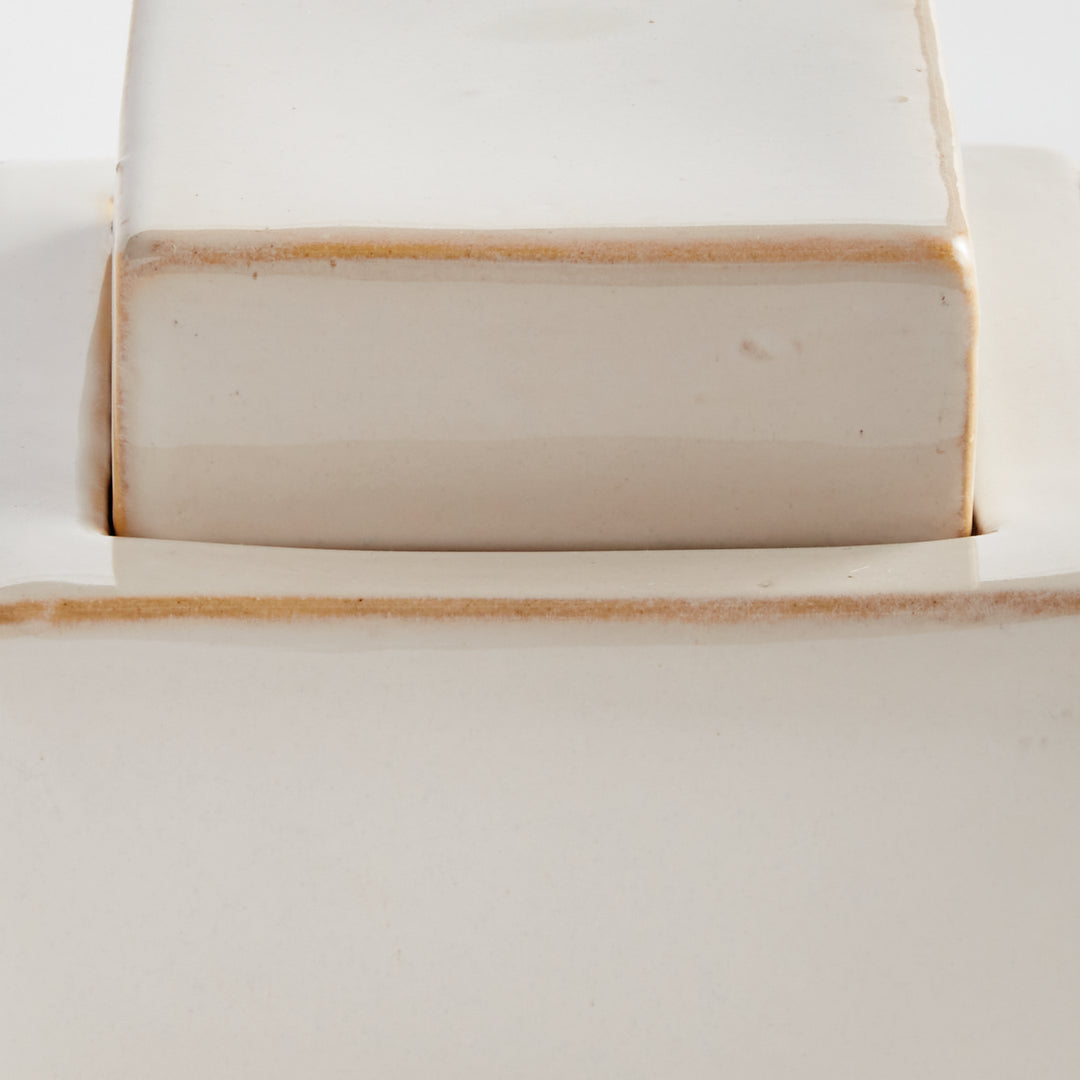 OPHELIA JAR SHORT - Cream