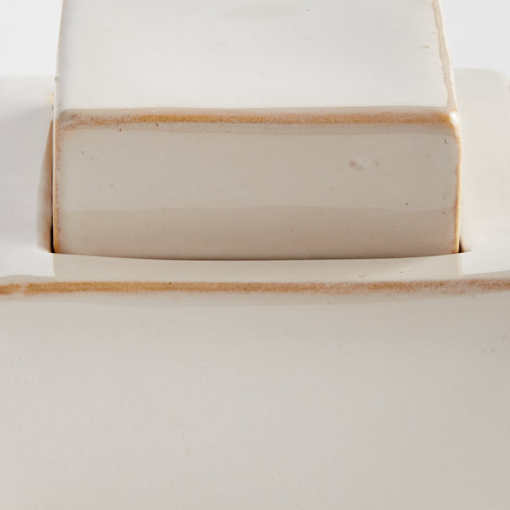 OPHELIA JAR SHORT - Cream