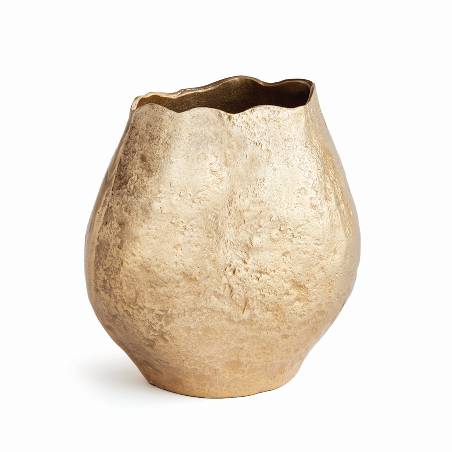 Harlin Short Vase, Gold