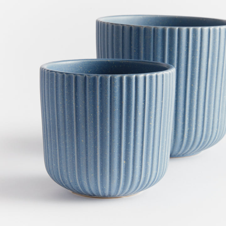 Tasha Pots, Blue