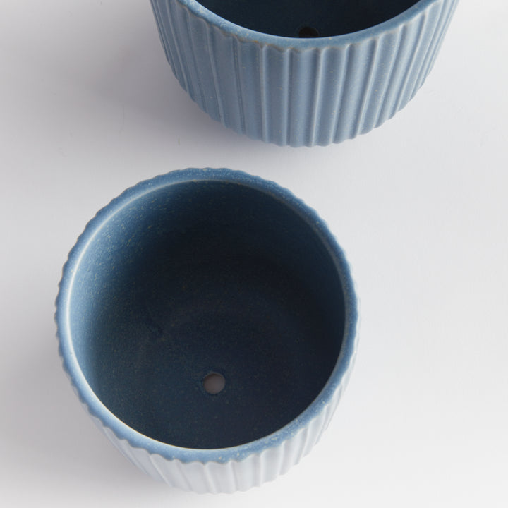 Tasha Pots, Blue