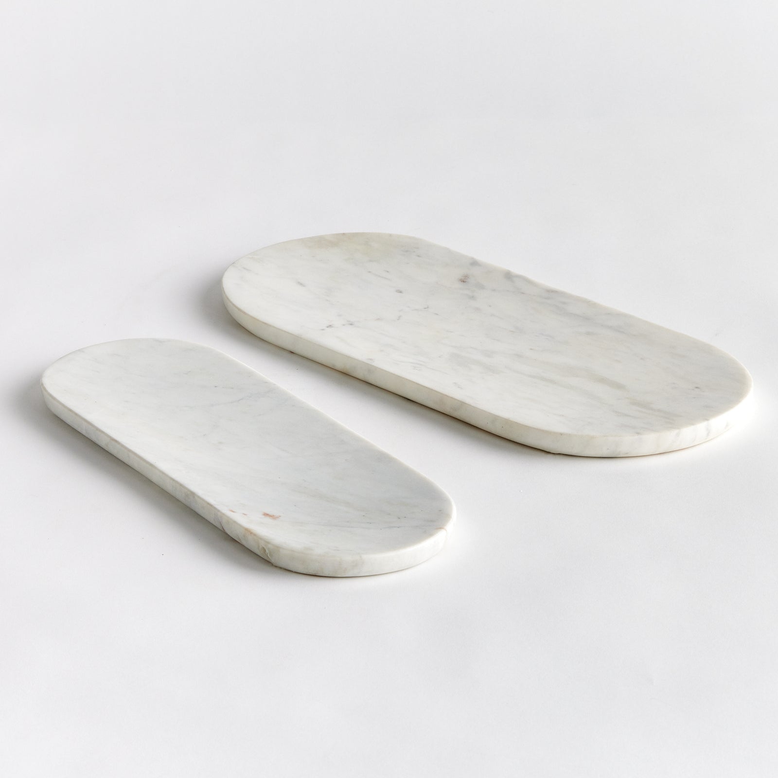 AMAL MARBLE TRAYS, SET OF 2